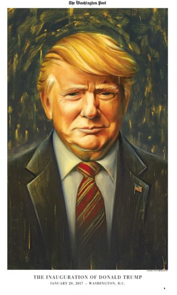 Trump Washington Post illustration
