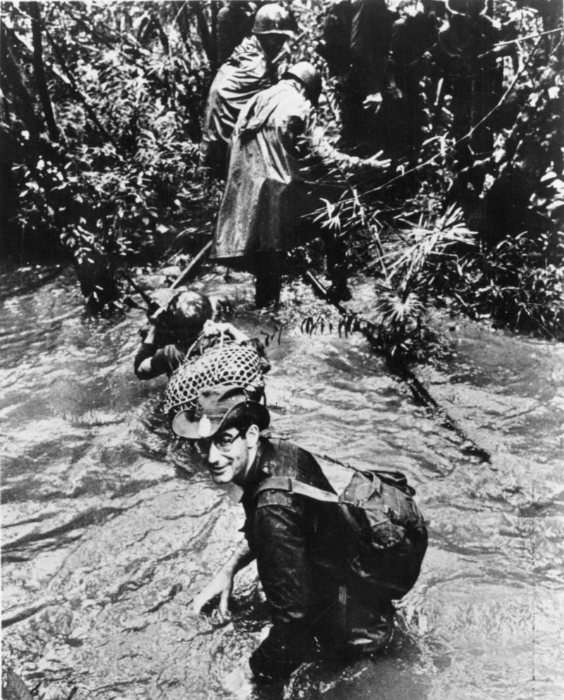 Halberstam in Vietnam in an undated photo. (Photo by Horst Faas / Associated Press)