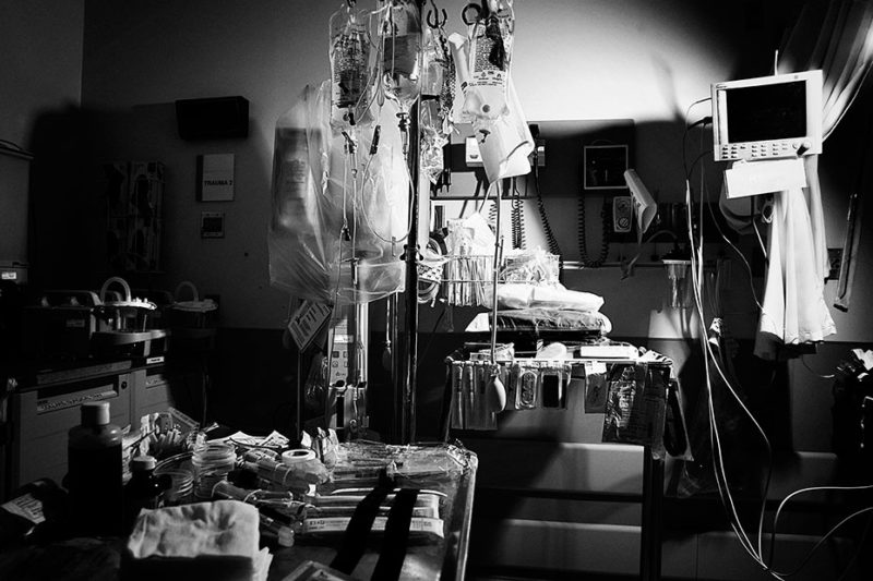 The trauma unit at Temple University Hospital. Photo by Finlay MacKay for Highline.