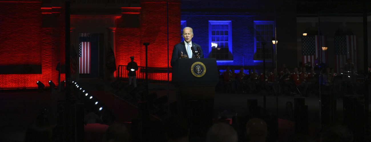 The pathetic semantic squabble in coverage of Biden’s democracy speech
